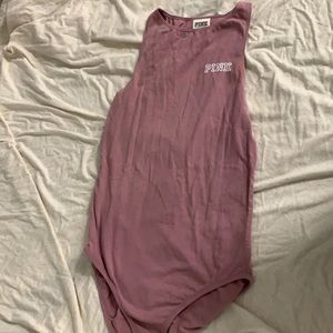 Pink brand body suit